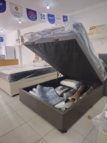 Cama Baú Casal Reforçada Direto da Fábrica | Entrega Rápida