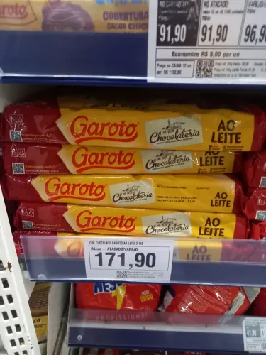 Venda de chocolate ?