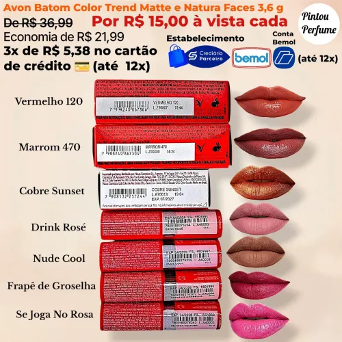 Natura e Avon no Precinho