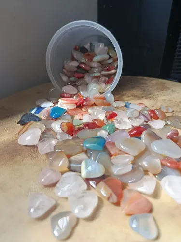 Pedras em formato de coração