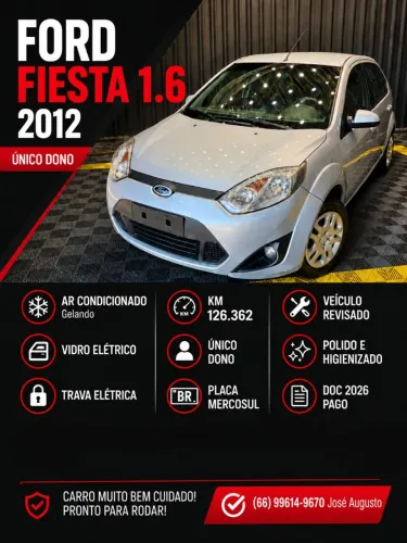 Ford Fiesta Sed. 1.6 8V Flex 4P 2012