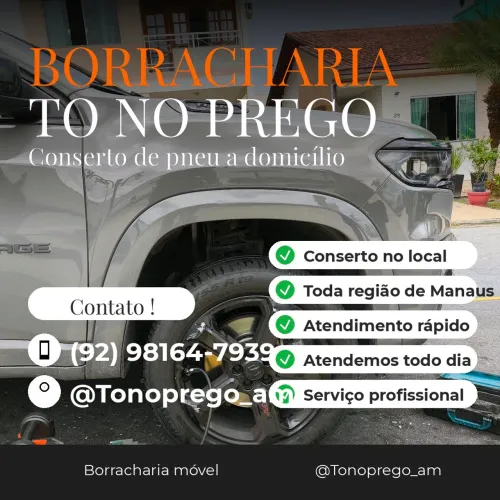 Borracharia Móvel - Tô no prego