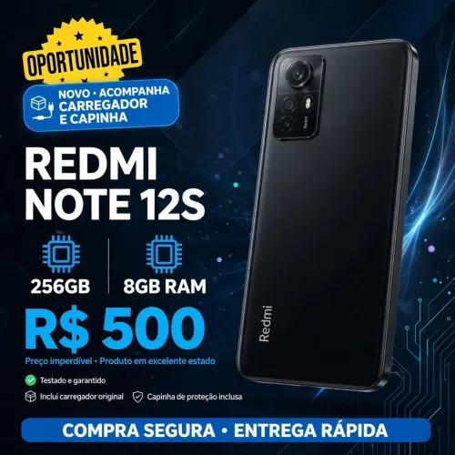 Redmi note 12s em perfeito estado