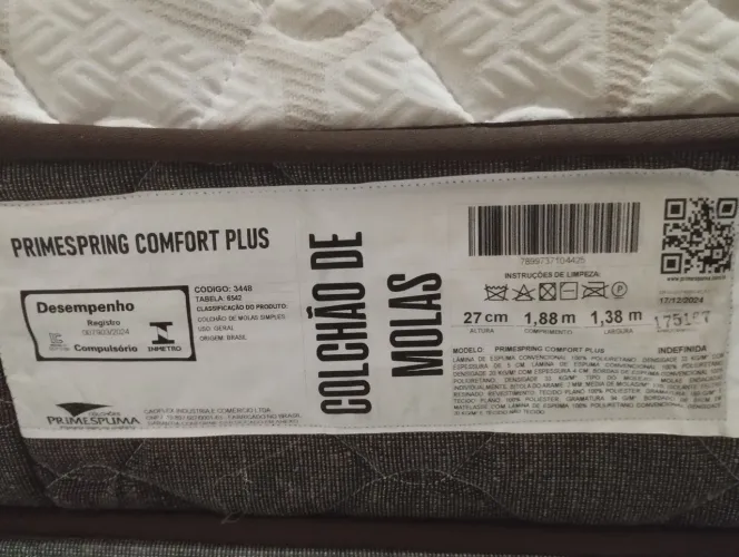 Vendo Cama box molas ensacadas colchão + base