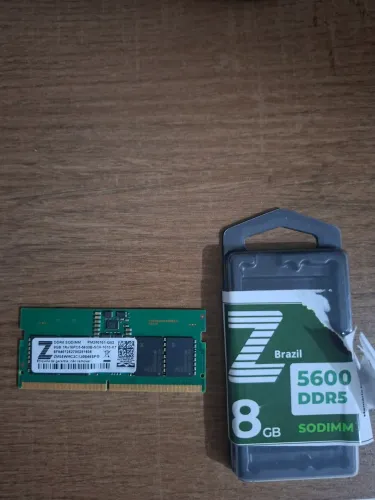 Memória RAM DDR5 Soddim 8gb 5600mhz para notebooks