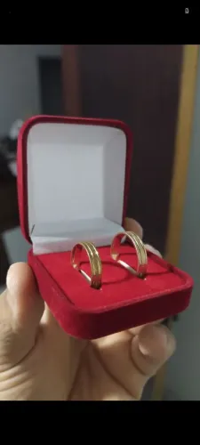 Par de alianças Rommanel 