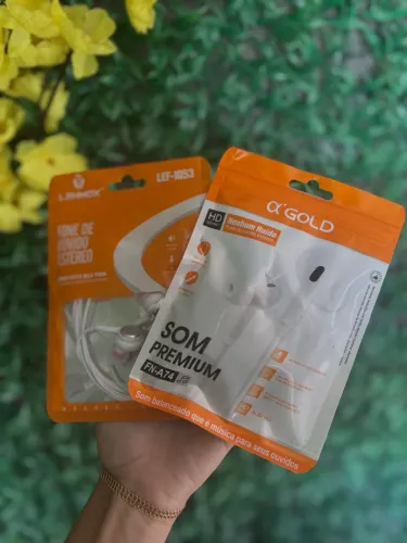 Fone de Ouvido Estéreo com Fio P2.