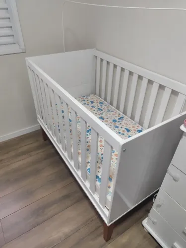 Berço 3 em 1 Matic Branco - Quase Novo - Pouquíssimo Uso