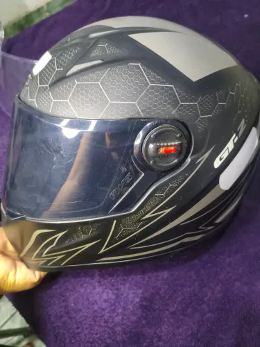 Capacete FW3 GT-Z Preto Tamanho 58 + Narigueira