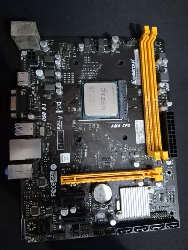Ryzen 5 3400G + A320M Biostar + Cooler