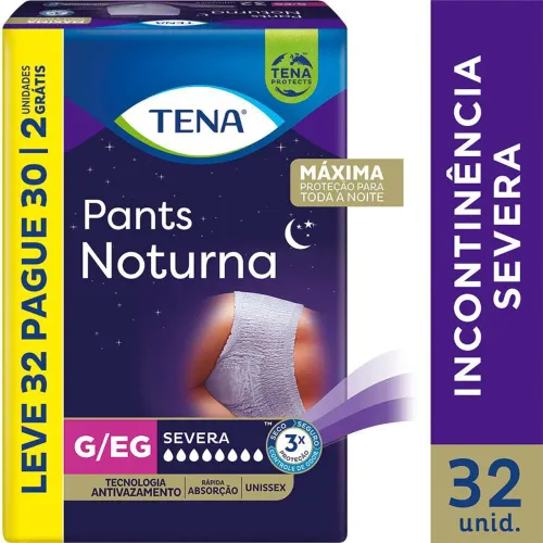 Roupa íntima fralda tena nortuna geriátrica 