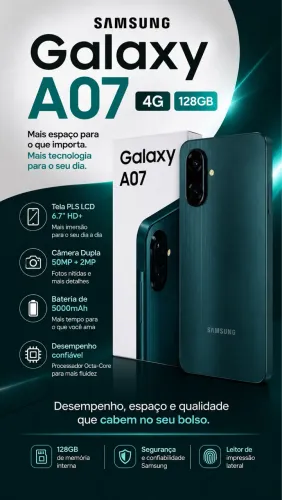 Samsung A07 4g 128gb Lacrado