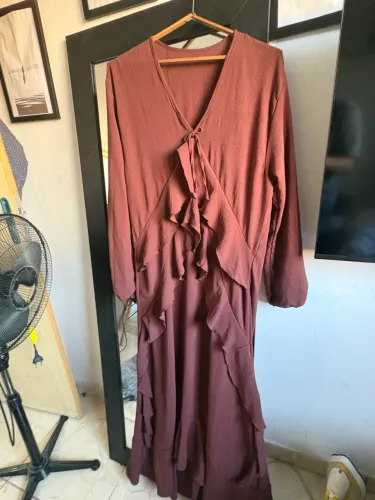 Vestido babado