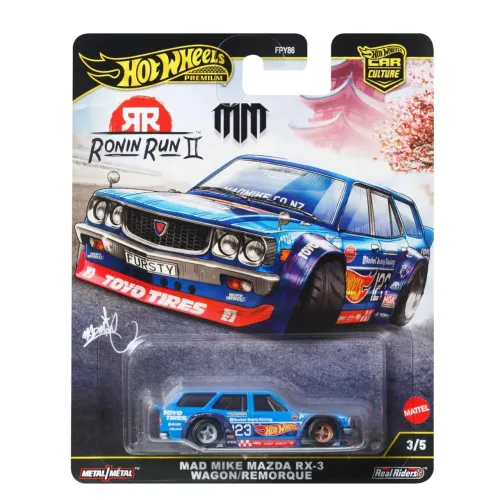 Hot Wheels Ronin Run - MAZDA RX-3 Wagon MAD MIKE