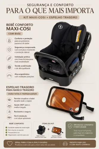 Kit Maxi Cosi + espelho