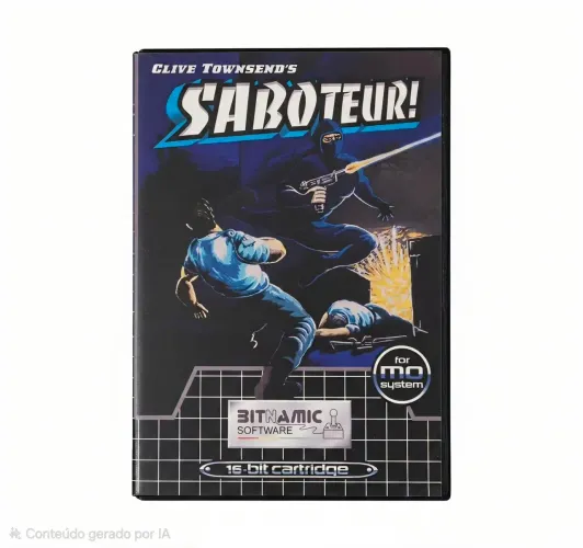Clive Townsend's SABOTEUR Homebrew Versão Mega Drive