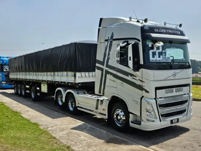 Volvo FH 540 6x4 Bug Leve Globetrotter Mola Ano 22 Carreta 4 Eixo Facchini Ano 22 S Pneus