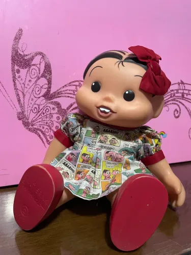 Kit boneca monica gibi e gibis