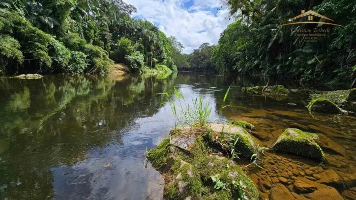 Chácara com fundos para o rio à venda, 1635 m² por R$ 424.000 - Barreiros - Morretes/PR