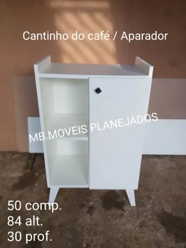 Cantinho do café ou Aparador novo 100% MDF branco