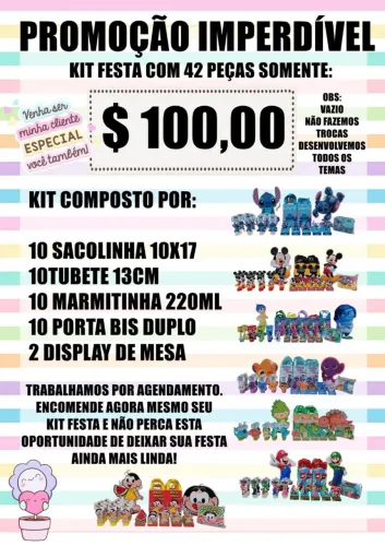 Lembrancinhas de aniversário!