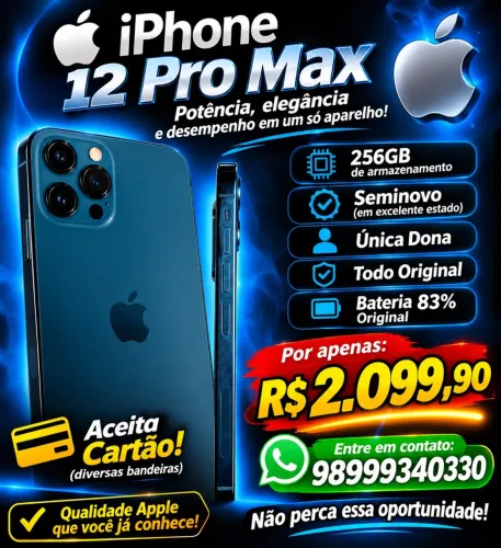 IPHONE 12 PRO MAX OPORTUNIDADE