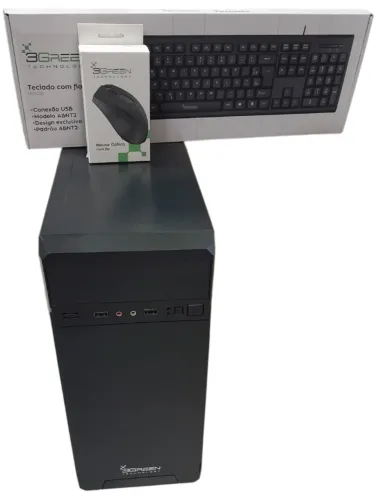 Pc completo I5 2400 com 8GB de ram e SSD 240 e monitor de 19,5 e teclado e mouse