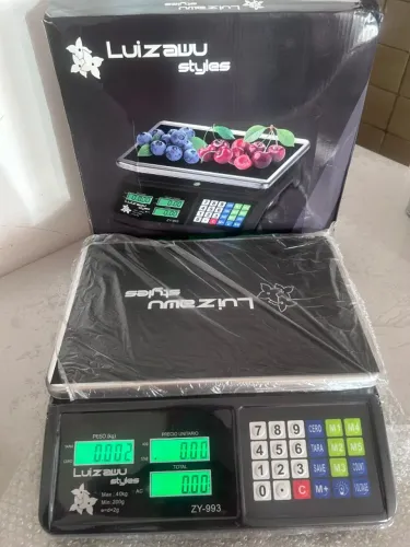 Balança (PRETA) Digital 40kg Nova Comercial Alta Precisão - Pronta Entrega