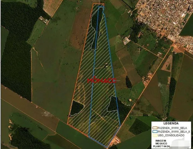 Fazenda com 1 dormitório à venda, 1170000 m² por R$ 8.000.000,00 - Zona Rural - São José d