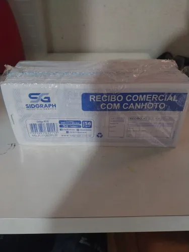 Recibos Comerciais com Canhotos.