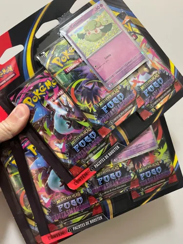 Blister Triplo Fogo Fantasmagórico Pokémon
