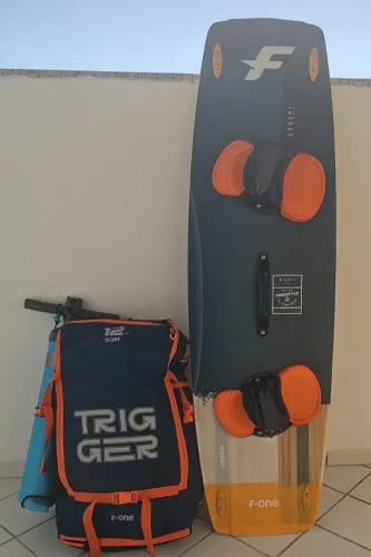 Kitesurf 12m + Prancha + bomba