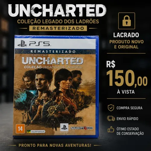 Uncharted coleção legado de ladrões - PS5