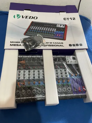 Mesa de som 12 canais - Vedo CT12