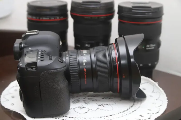 Canon 6D Markii kit com 17-40 L F4