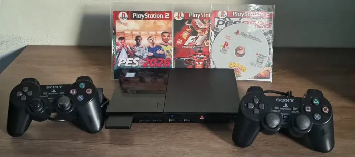 VENDO PLAYSTATION 2 LEITOR ZERO TUDO.OK