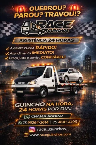 SERVIÇO DE GUINCHO REBOQUE 24hs 