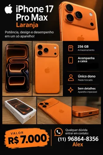 IPHONE 17 PRO MAX 256gb