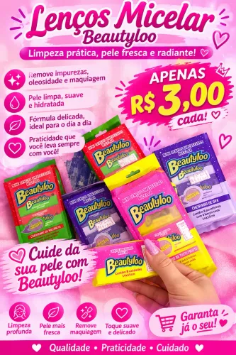 Mine lenços umedecidos micelar