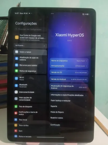 Tablet xiaomi Redmi Pad 2 tela 11' 256gb