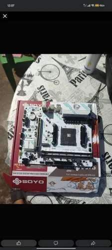 Placa mãe+ processador 