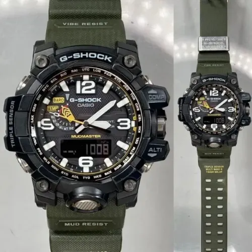 relógio Rádio solar Casio G-Shock GWG-1000-1A3JF MUDMASTER Mad Master masculino.
