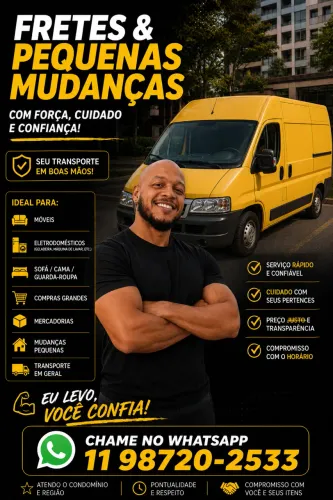 Fretes e pequenas mudanças em geral