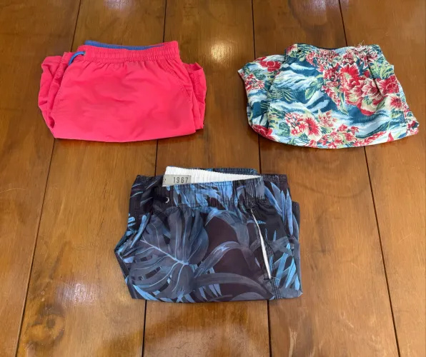 Kit 3 Shorts De Praia - Richards E Vr Resort - Gg