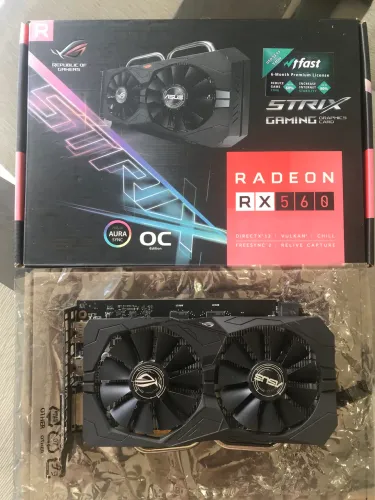 RX 560 Asus Rog Strix 4GB Gaming OC