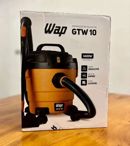 Aspirador WAP GTW 10 Pó e Água 1400W com Bocal de Sopro