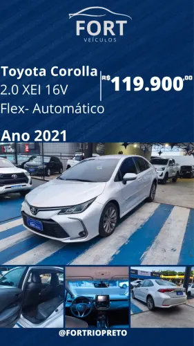 Toyota Corolla XEI 2.0 Flex 16V Aut. 2021