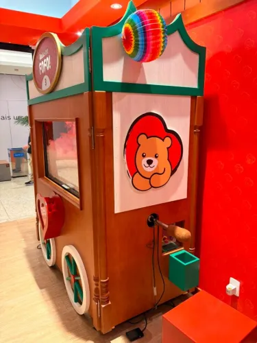 Máquina de encher pelúcias 