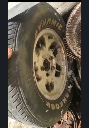 Rodas da ranger STX completas com calotinhas