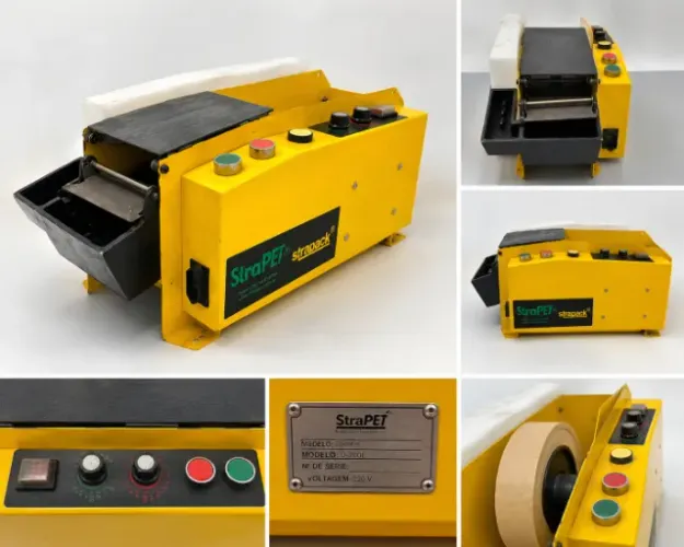 Máquina Automática Aplicadora de Fita Gomada StraPET / Strapack